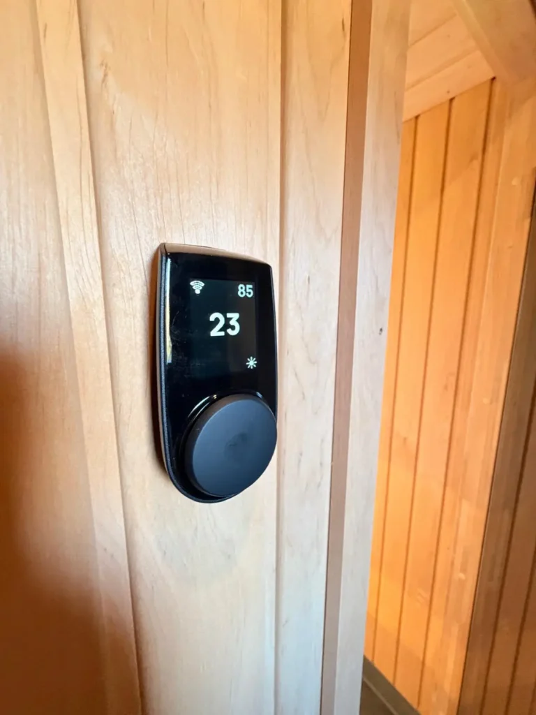 sauna digital temperature control panel